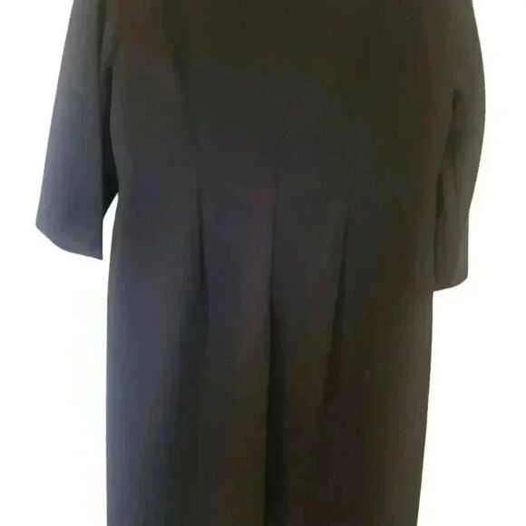 Shelby & Palmer Women's Black Poly/Spandex w Off White Ruffles on Sleeves & Gold - Picture 9 of 13